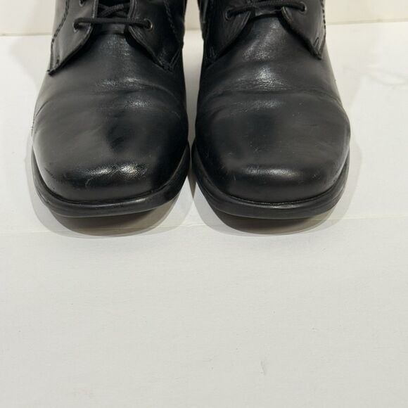 La Canadienne Leather Booties Black Womens Size 8 Lace Up & Zip Up - Picture 6 of 12